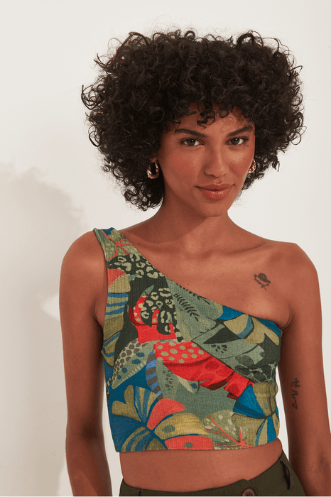 TROPICAL NIGHT BLOUSE